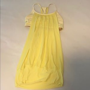 Lulu lemon razor back tank with built in bra